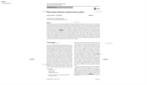 Visual malware detection using local malicious pattern